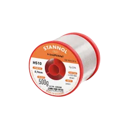 Solder wire HS10, Sn62Pb36Ag2, RO M1, 0.7mm, 500g