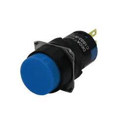 Pushbutton, blue, 2NC+2NO