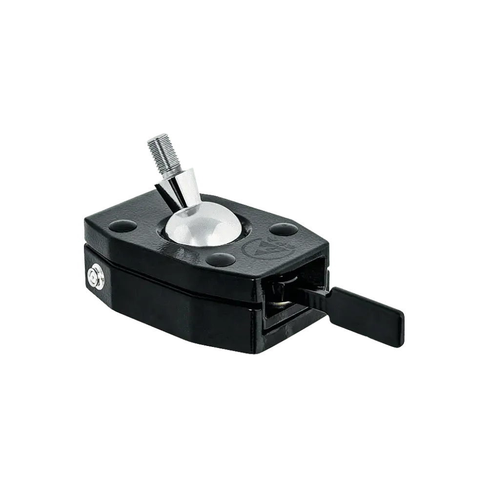 ESD ball joint holder KØ40 M12x20mm screw-on black dissipative