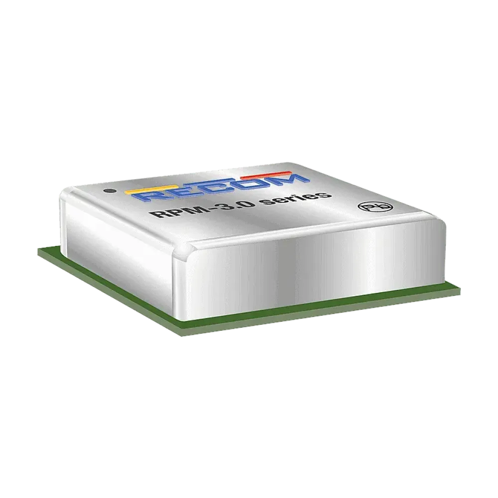 15W DC/DC converter, input 3...17V, output 0.9...6.0V/3000mA, LGA