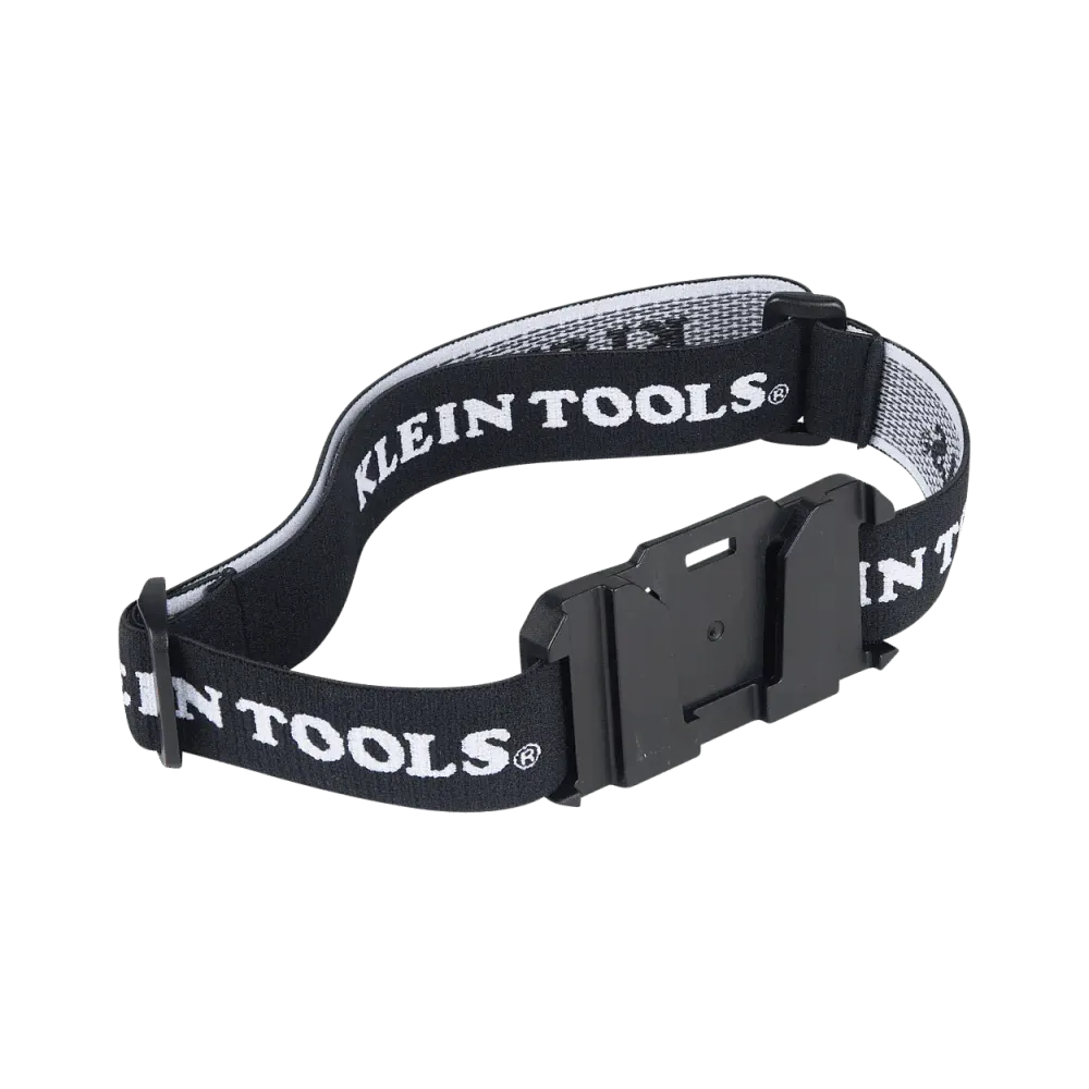 Rechargeable headlamp with fabric strap