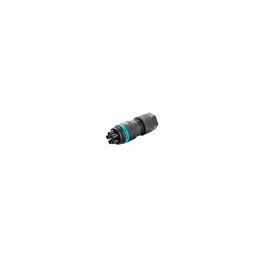 Mini circular connector TH387 long, socket, 5P, screw connection, IP66/IP68