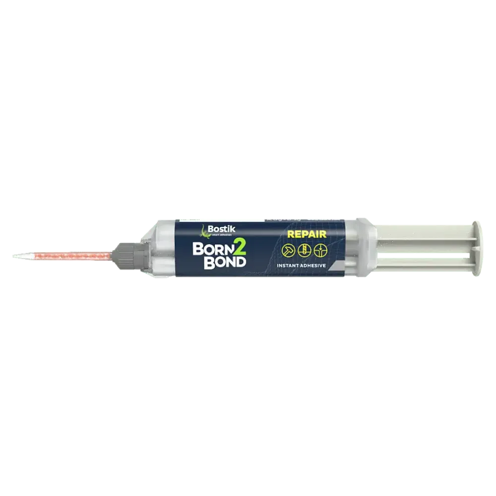 BORN2BOND Repair Hybrid Adhesive 10 g syringe (4:1)+5 mixing nozzles, white