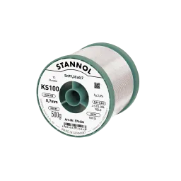 Solder wire KS100, Sn99,3Cu0,7 - FLOWTIN TC, RE L0, 0.7mm, 500g
