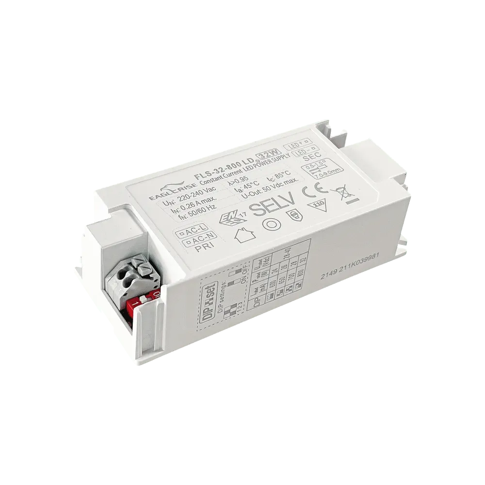 32W LED driver constant current 600/650/700/800mA, 28-40Vdc
