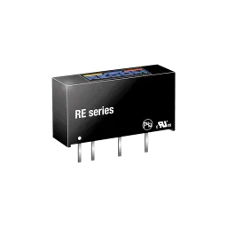 1W DC/DC converter, input 5V +/-10%, output 15V/66mA, SIP7