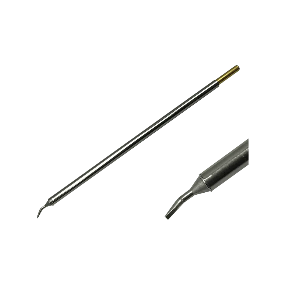STTC-199 - Soldering cartridge chisel-shaped curved (ø x L) 1.5 x 11.9 mm, 700 series