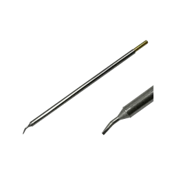 STTC-199 - Soldering cartridge chisel-shaped curved (ø x L) 1.5 x 11.9 mm, 700 series