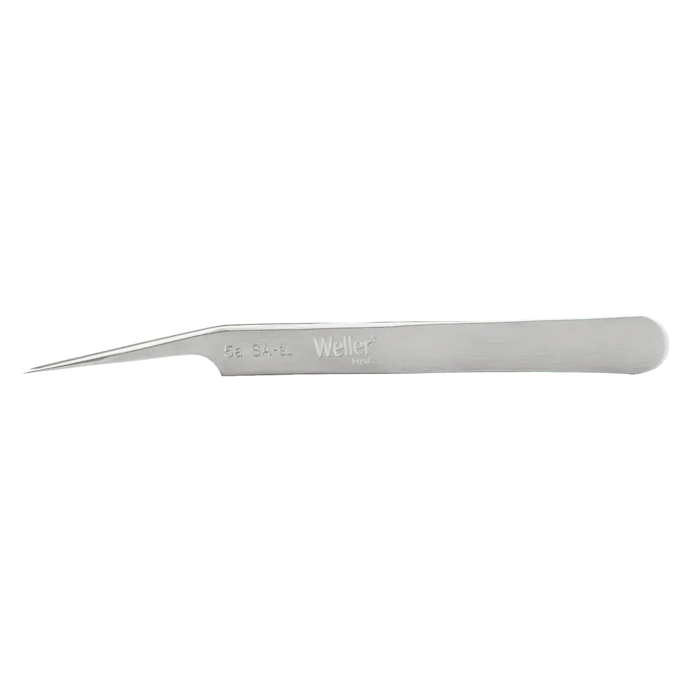 Precision tweezers slightly angled 15° recessed
