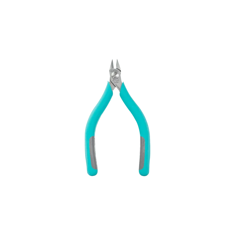 Ergonomic side cutter, 5″, with tapered head, flush