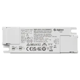 10W ZigBee 3.0, AC-PUSH LED DRIVER CC 100-500mA with NFC
