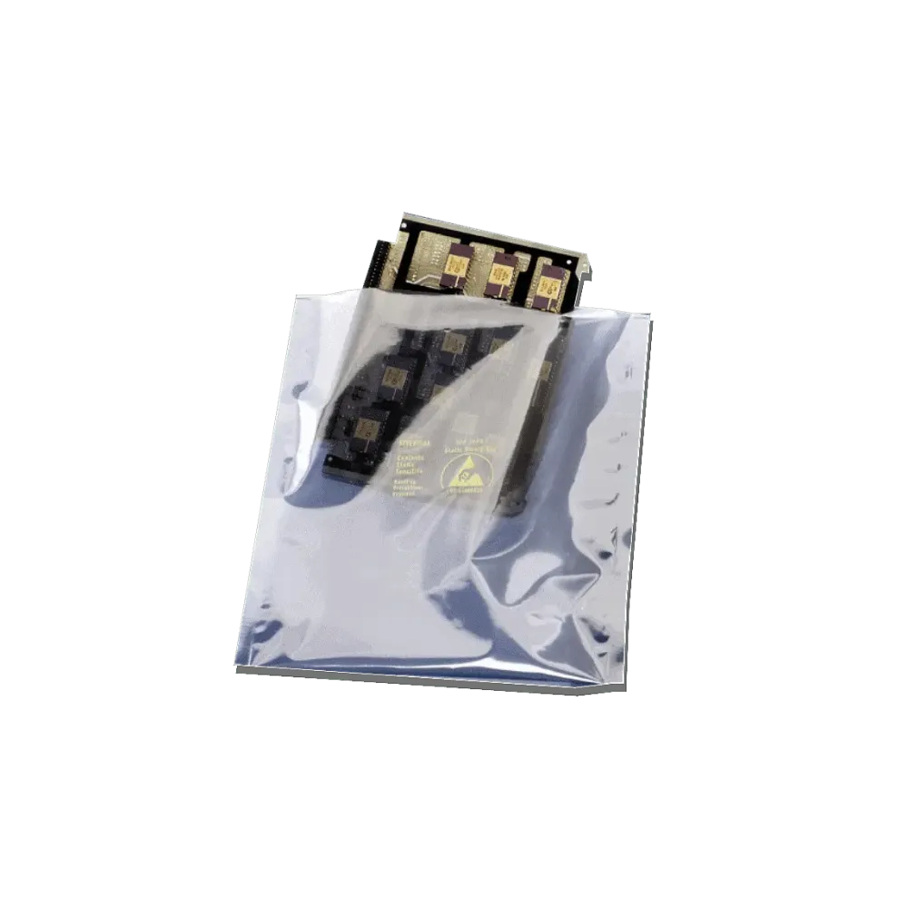 Metallized shielding bags without zip (100 pcs)