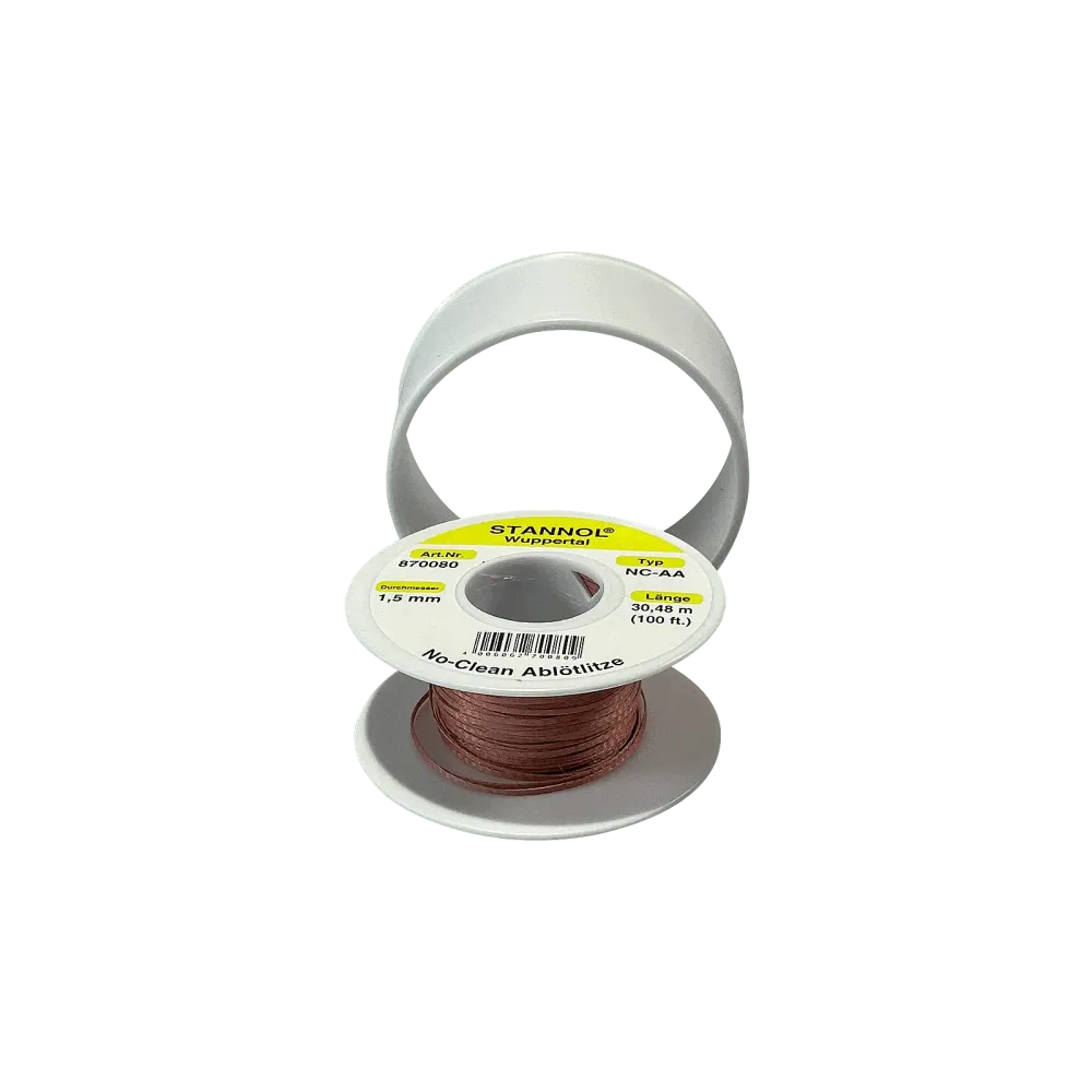 NC-AA treccia per desaldatura 1.5mm (larghezza), 30m (lunghezza)