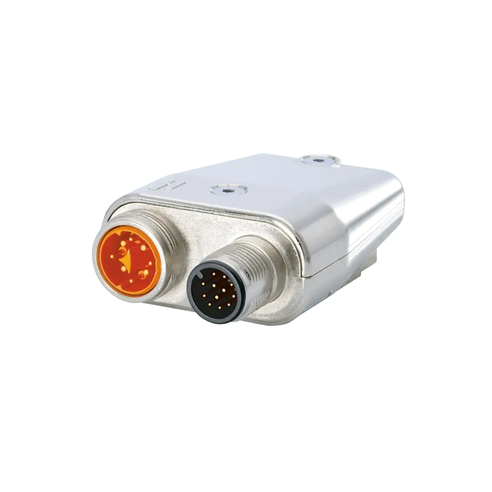Housing M16 cable connector TWINTUS M16/M12 flange 20 x 20mm