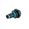 Panel round plug, 2p, socket, screw connection, 0.25 - 1.5mm2, IP68 (30m/1h)
