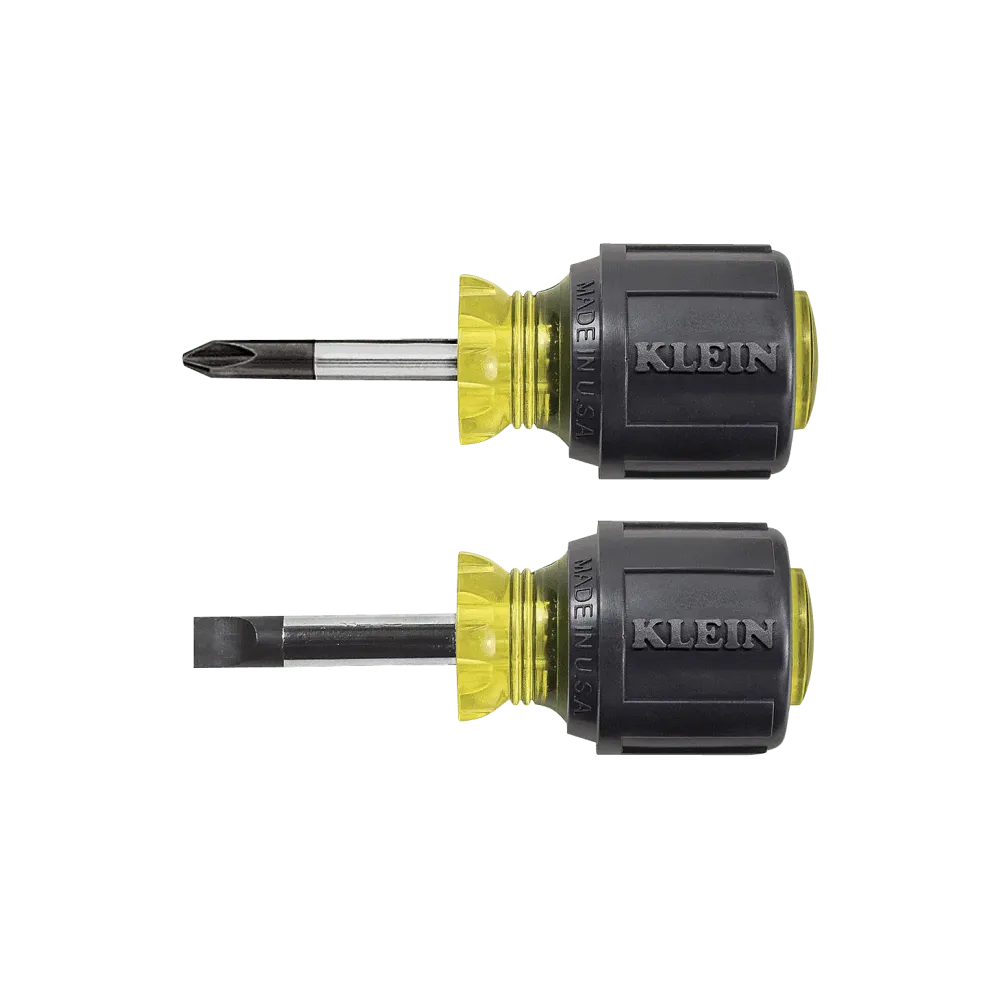 Screwdriver set, slotted and Phillips, 2 pcs.