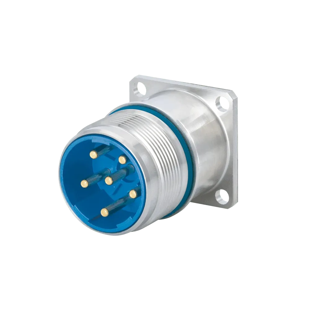 Housing M23 appliance coupler power INOX