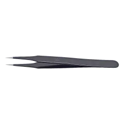 ESD SMD tweezers ULTRA FINE 120mm shape 2 stainless steel, very pointed, dissipative