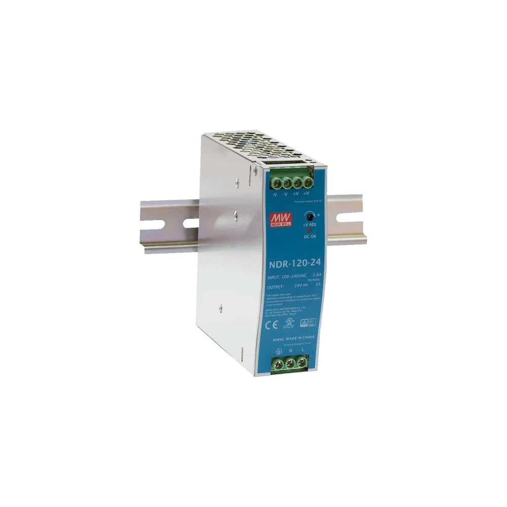 120W DIN rail power supply 12V/10A, single phase