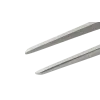 Reversible tweezers with wide rounded tips