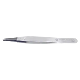 ESD tweezers with interchangeable tips 1.5 mm wide, conductive