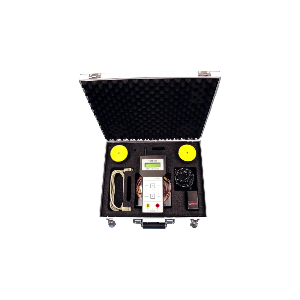 TERA ohmmeter, TOM TF 600 ME, incl. calibration certificate & electrodes