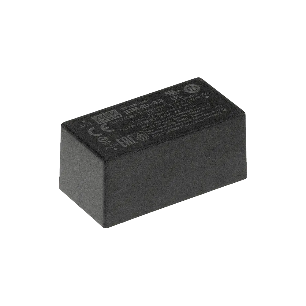 14W AC/DC power supply unit, PCB mounting, 3.3V/4.5A