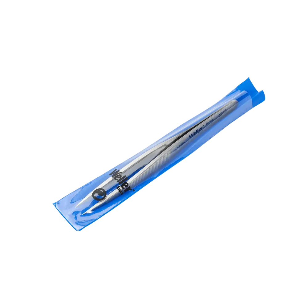Precision tweezers with fine tips. Very robust.