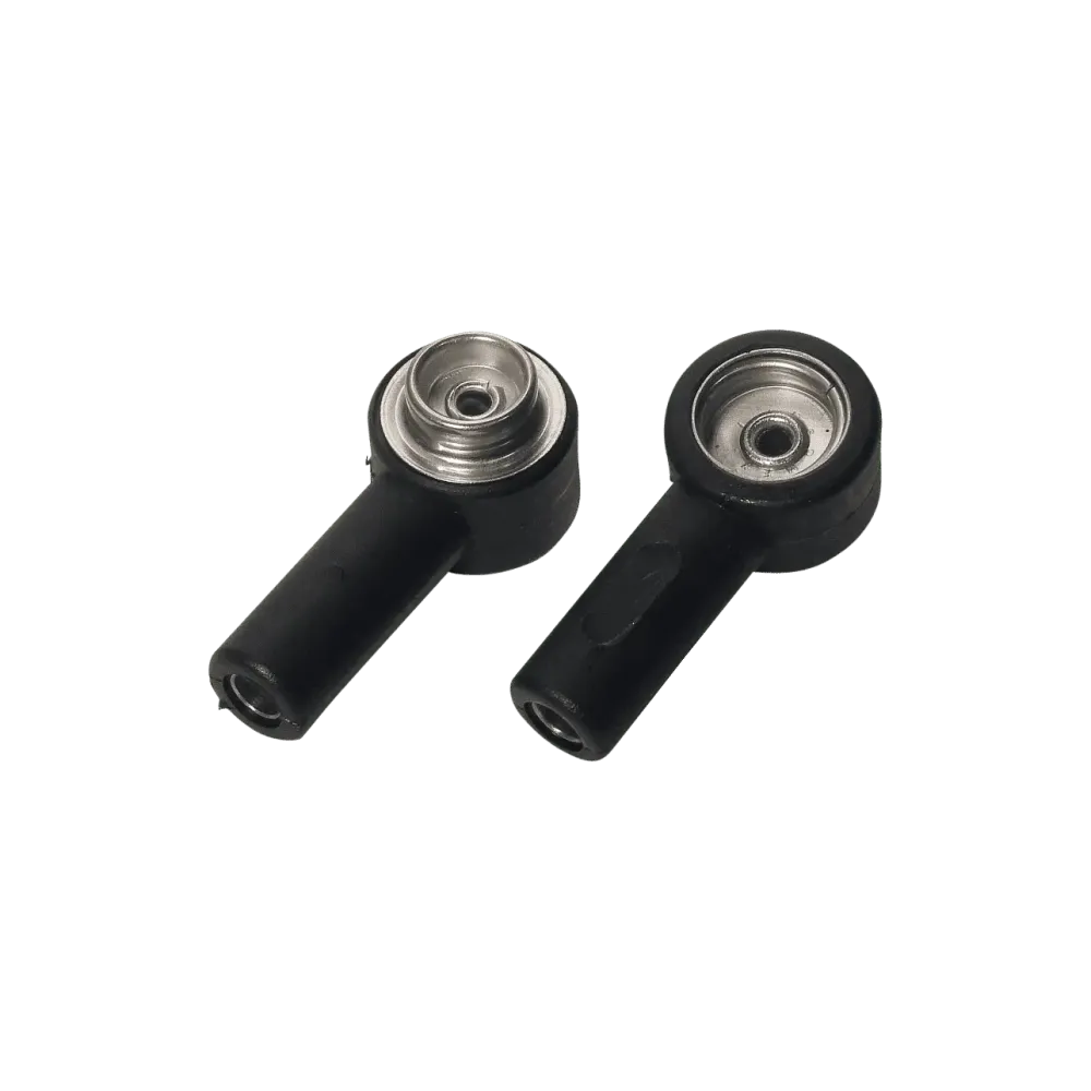 Insulated banana plug adapter 10 mm and 4 mm