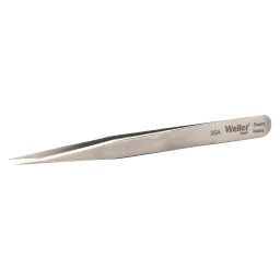 Precision tweezers with fine tips for work in microelectronics