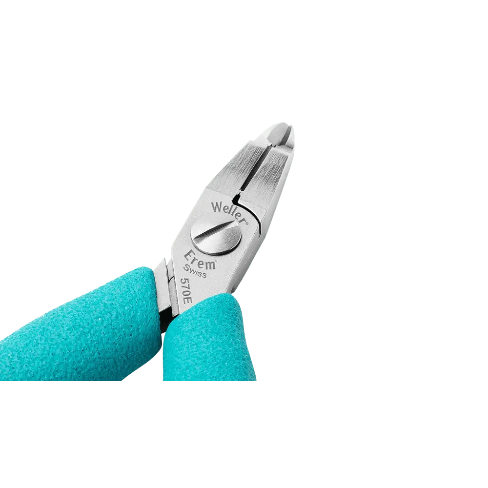 Pointed cutter, straight long head, for cutting at the extreme tip