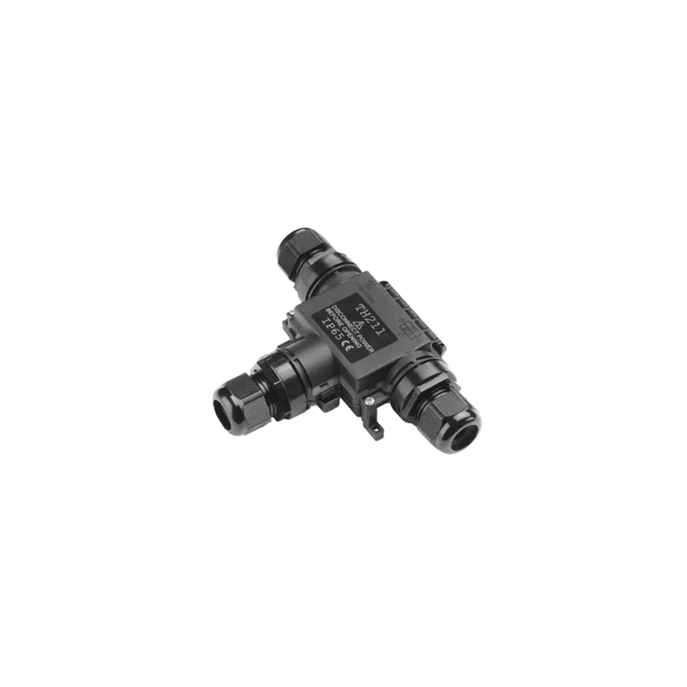 Techno cable socket TH211, 3-gang, 3P, IP65