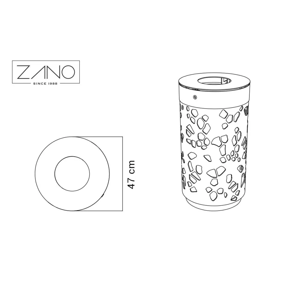 Tubus litter bin