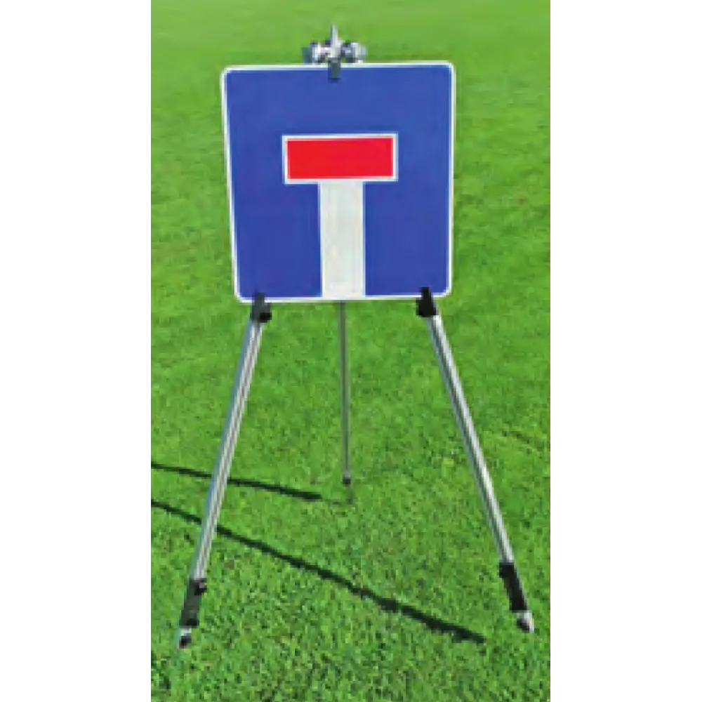 Signal post for temporary signaling