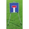 Signal post for temporary signaling
