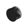 LED pin fin heat sink, ø50mm, H 30mm, Base 5mm, Black anodized