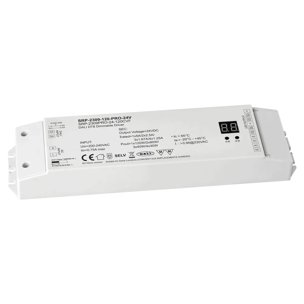 120W DALI DT8 DIMMABLE LED DRIVER