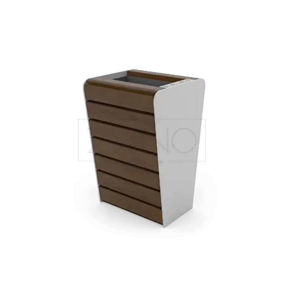 Soft litter bin with ashtray