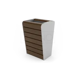Soft litter bin with ashtray
