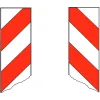 Reflective warning markings (red-white)