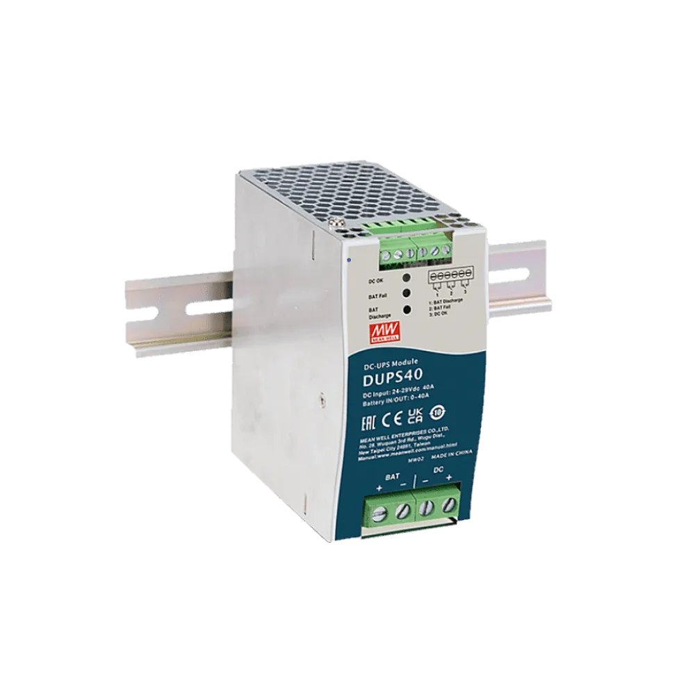 Battery controller for DIN Rail UPS system 24V / 40A