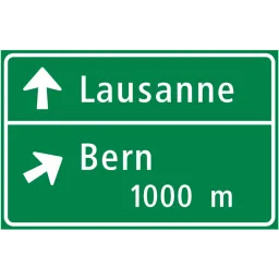 4.67 First advance sign at junctions