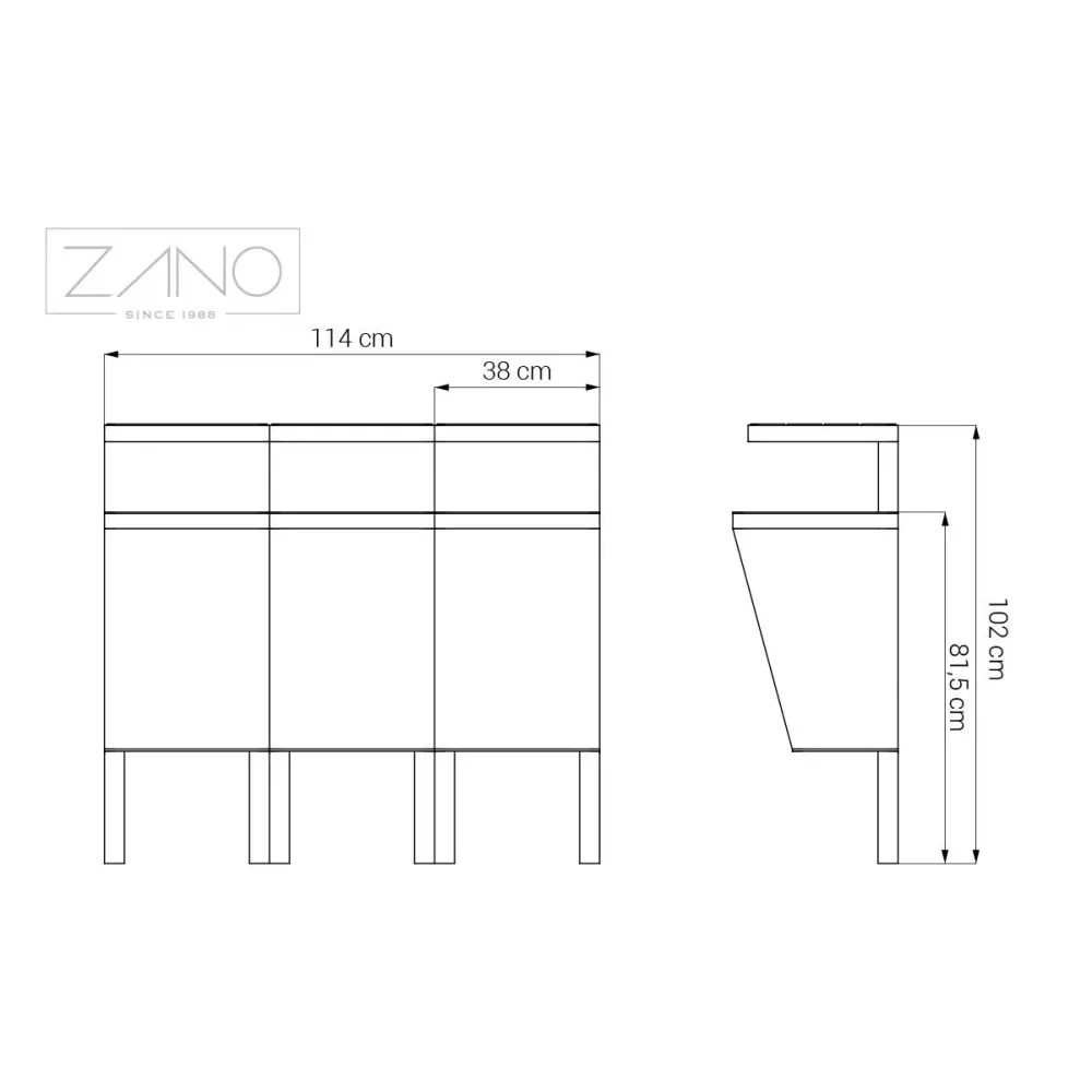 Recycling bin Scandik