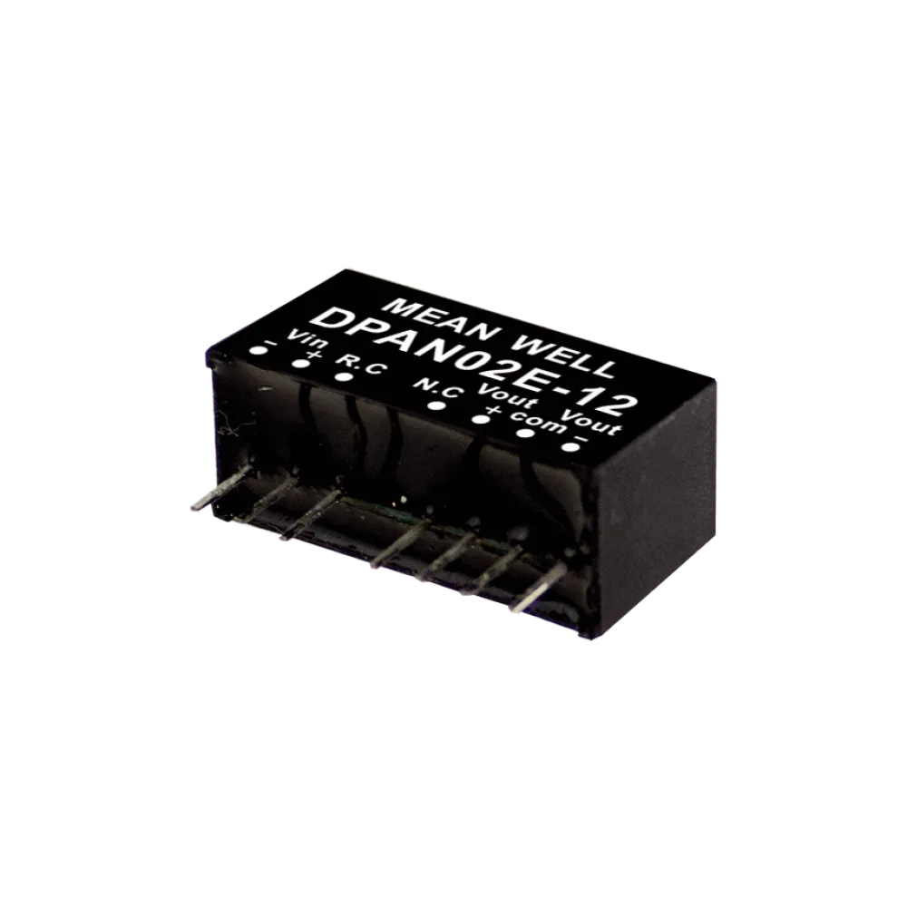 2W DC/DC-Converter, Input 36…75V, Output +/-5V / +/-0.2A