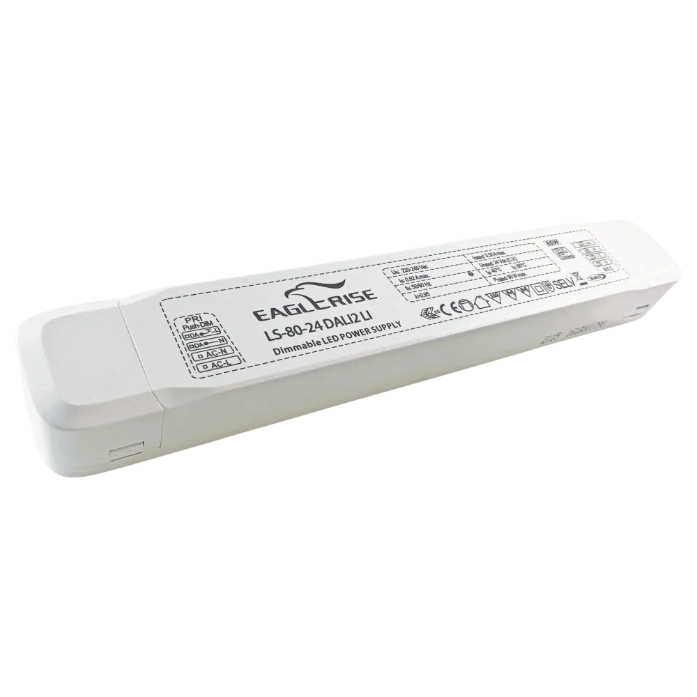 80W LED Driver Constant Voltage 24V/3.33A, DALI