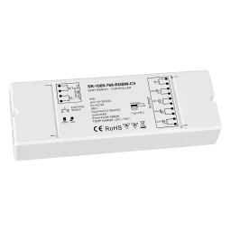 4 channel RF LED dimmer, RGBW, constant voltage 12-36VDC, max. 1152W