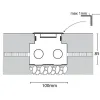 Matrix Recessed - Recessed Wallwasher Diffuse Emission L. 900