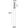 Maxima One 375F3/NR8.PT-Urban Lighting - Pole H. 3000 with louvre