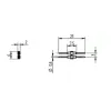 BJB SMD Nano-B2B-Connector 2-pole