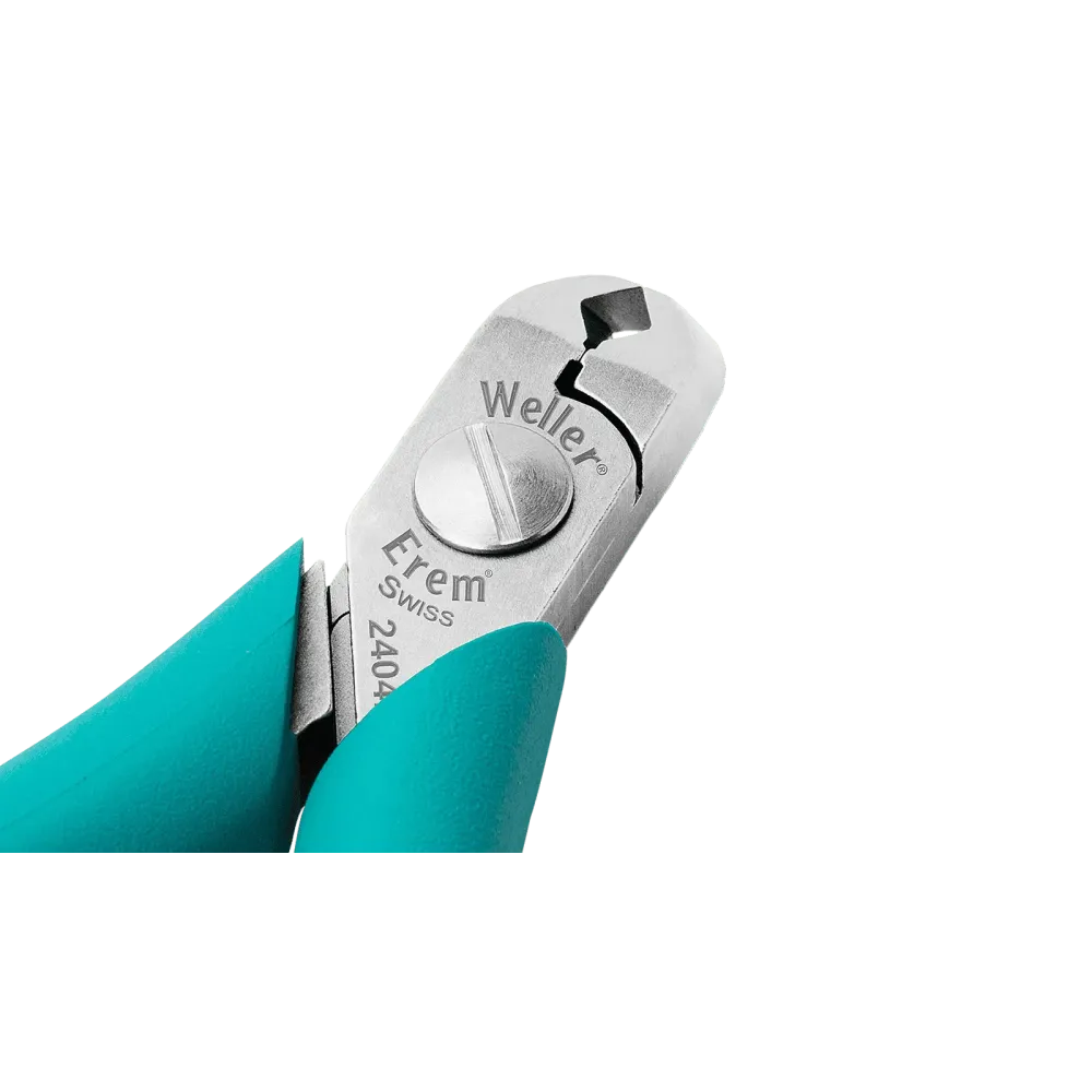 Pointed cutter, angled wide head